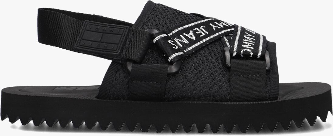 TOMMY JEANS zwarte tommy jeans slippers tommy jeans premium eva