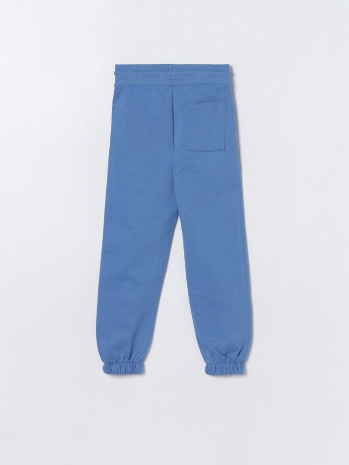 Calça de moletom estampada - Azul Médio