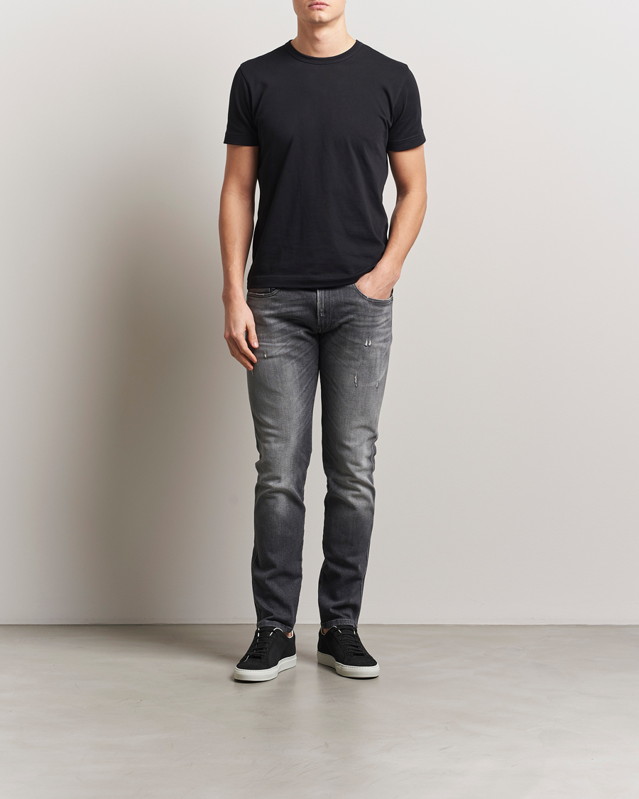 Replay Anbass Stretch Jeans Washed Black