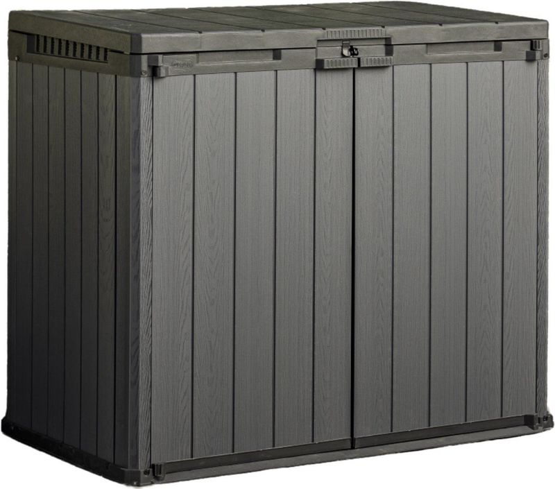 Keter - Store It Out Darwin - Tuinkast - Grijs - Kunststof - 1100L