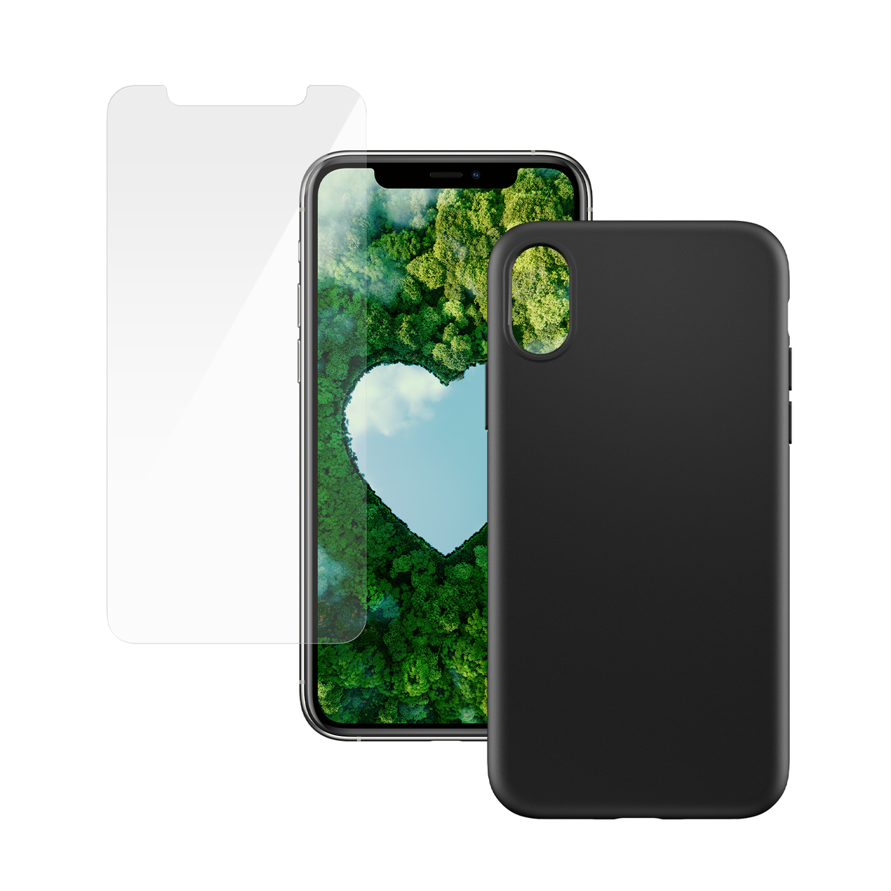 Black Phone Cover & Screen Protector | PanzerGlass™
