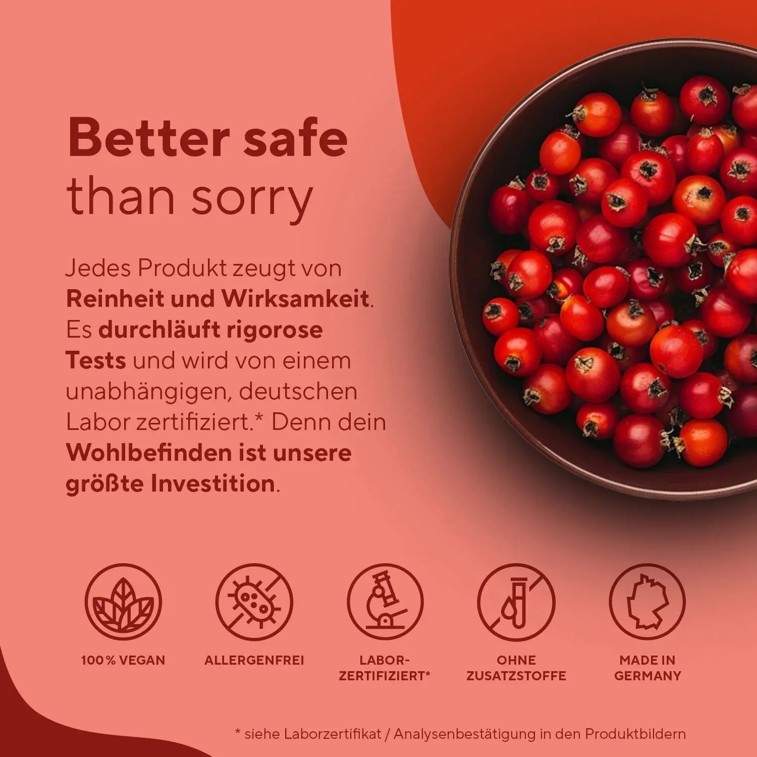 TRUE NATURE® Bio Hagebutte Kapseln - Europäischer Anbau