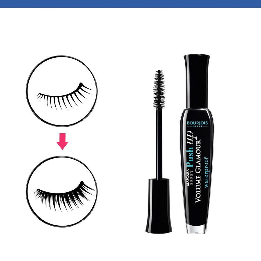 Bourjois Volume Glamour Effet Push Up Mascara 71 Waterproof Black 7ml