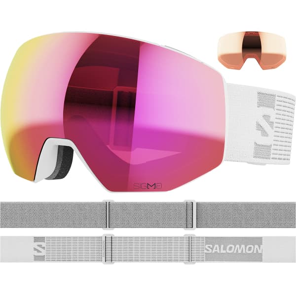 Masque de ski SALOMON RADIUM PRIME SIGMA WH/UNIV PR