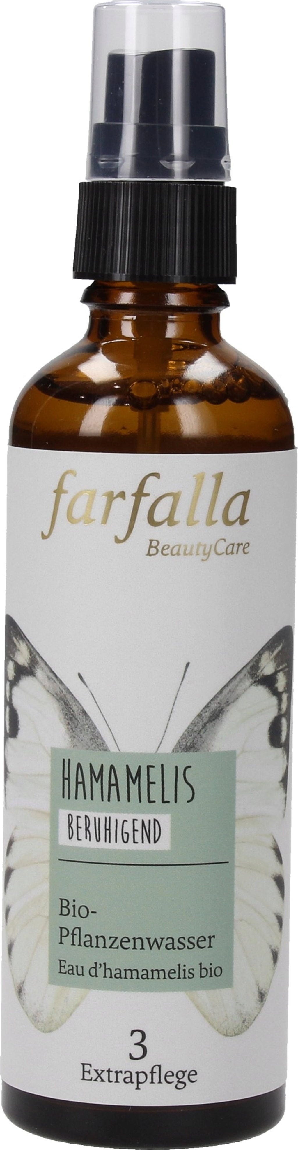 farfalla  Bio-Pflanzenwasser Hamamelis, 75 ml