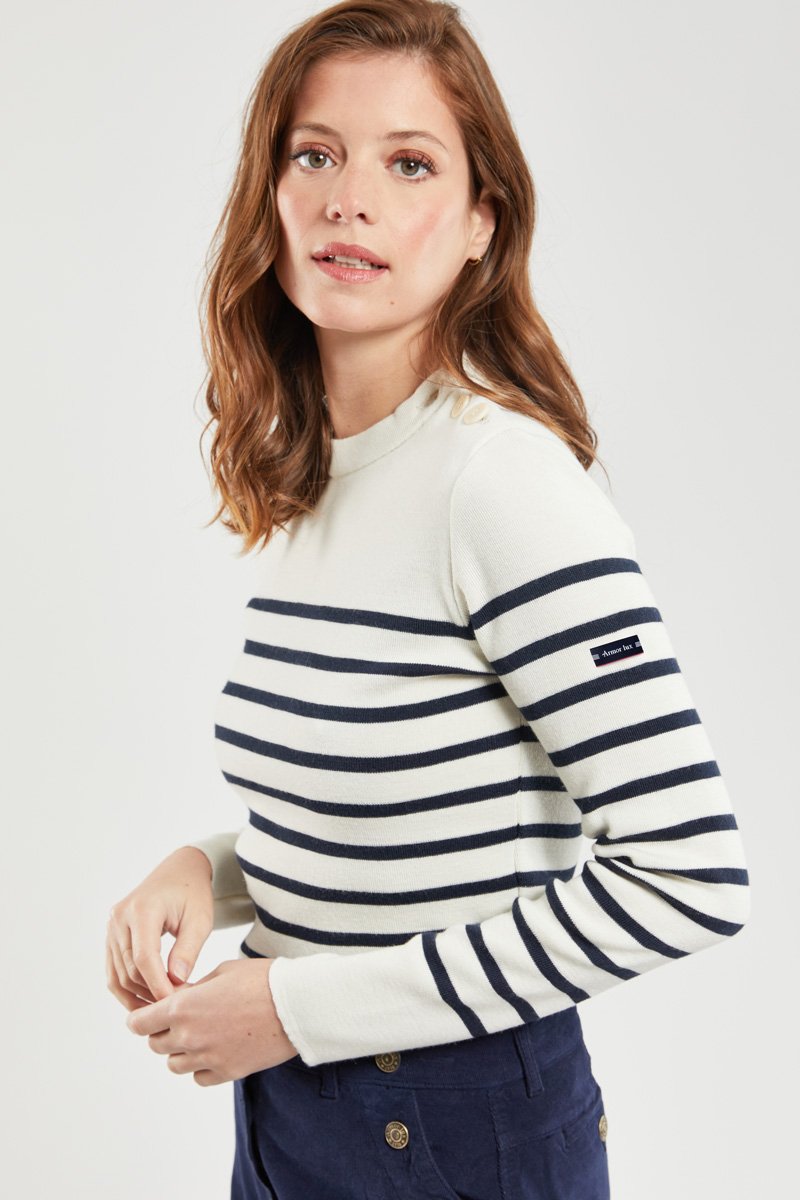 Pull marin rayé 