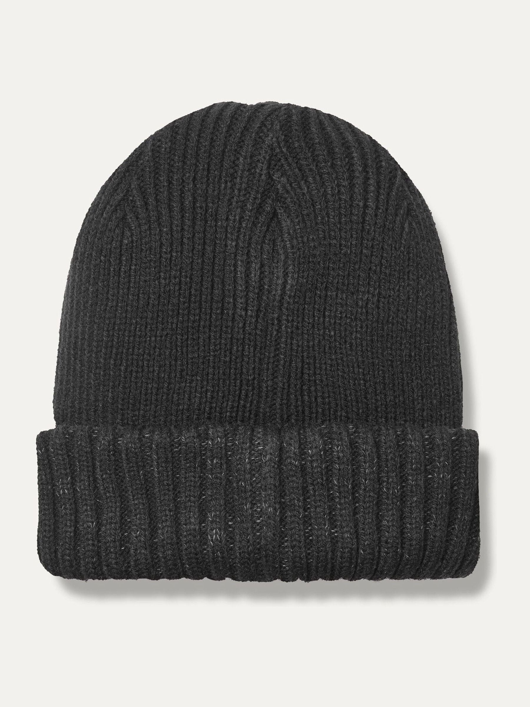 Zwart - Sealskinz - Bacton waterdichte zwarte winterbeanie met rolkraag