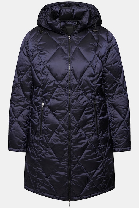 HYPRAR Steppjacke, Kapuze, 2-Wege-Zipper, Zipptaschen