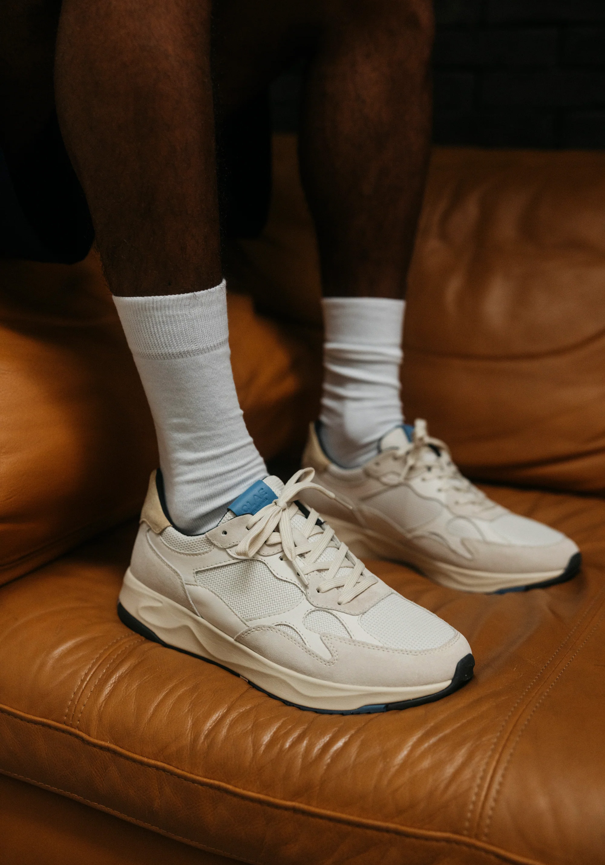 Clae Sneaker Zuma Offwhite Pebble Blue