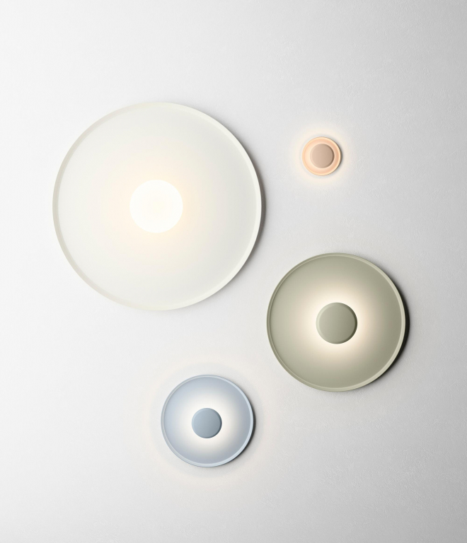 Vibia Top 1154 wandlamp LED Ø17 White