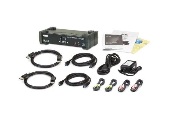 ATEN CS1922M - KVM / audio / USB switch - 2 x KVM / audio / USB - 1 lokalbruger - desktop
