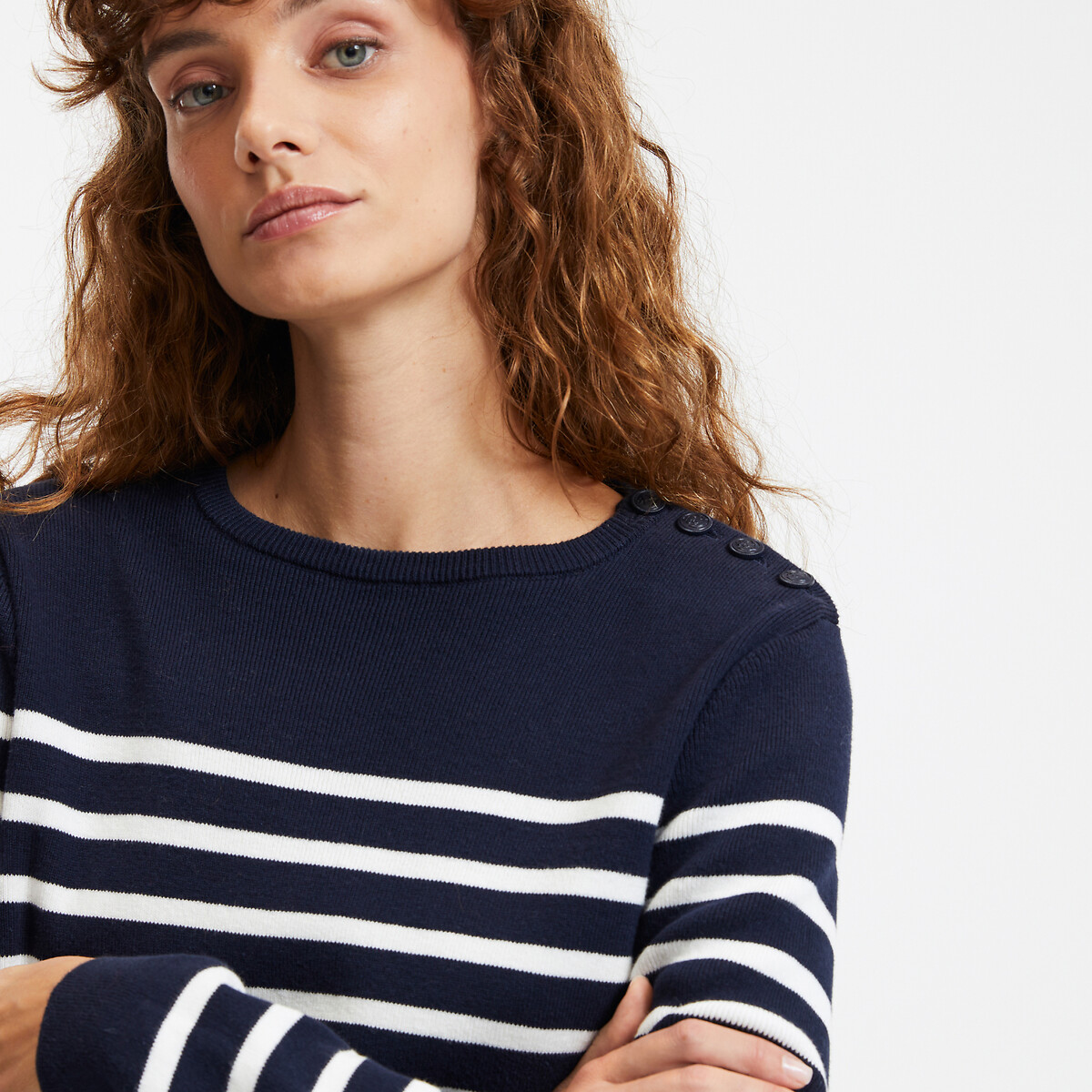 COLEÇÕES LA REDOUTE<br>Suéter azul marinho