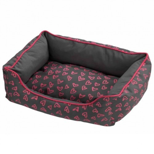 Almofada para cachorro, cinza.
