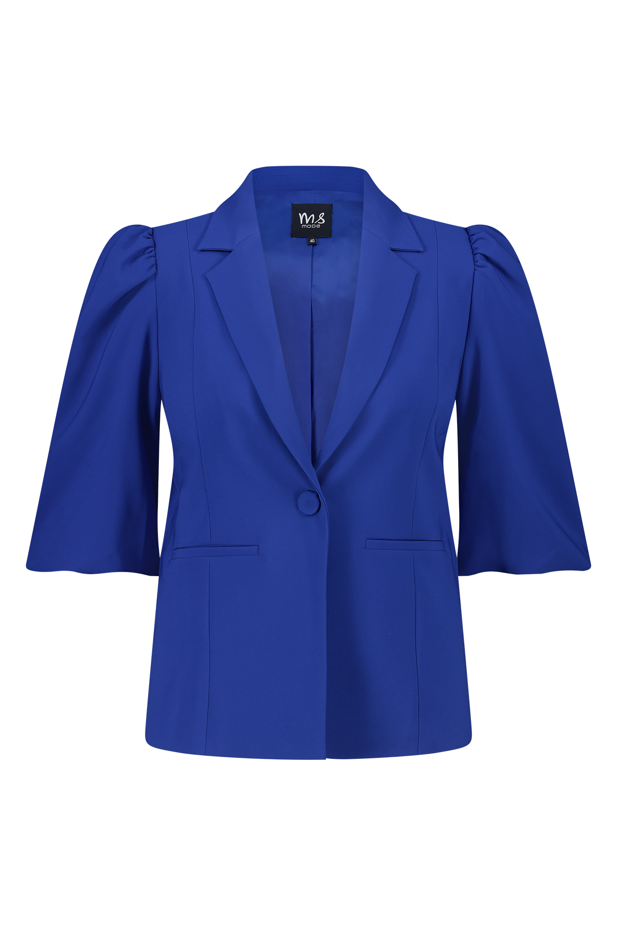 Blazer met pofmouwen Kobalt blauw