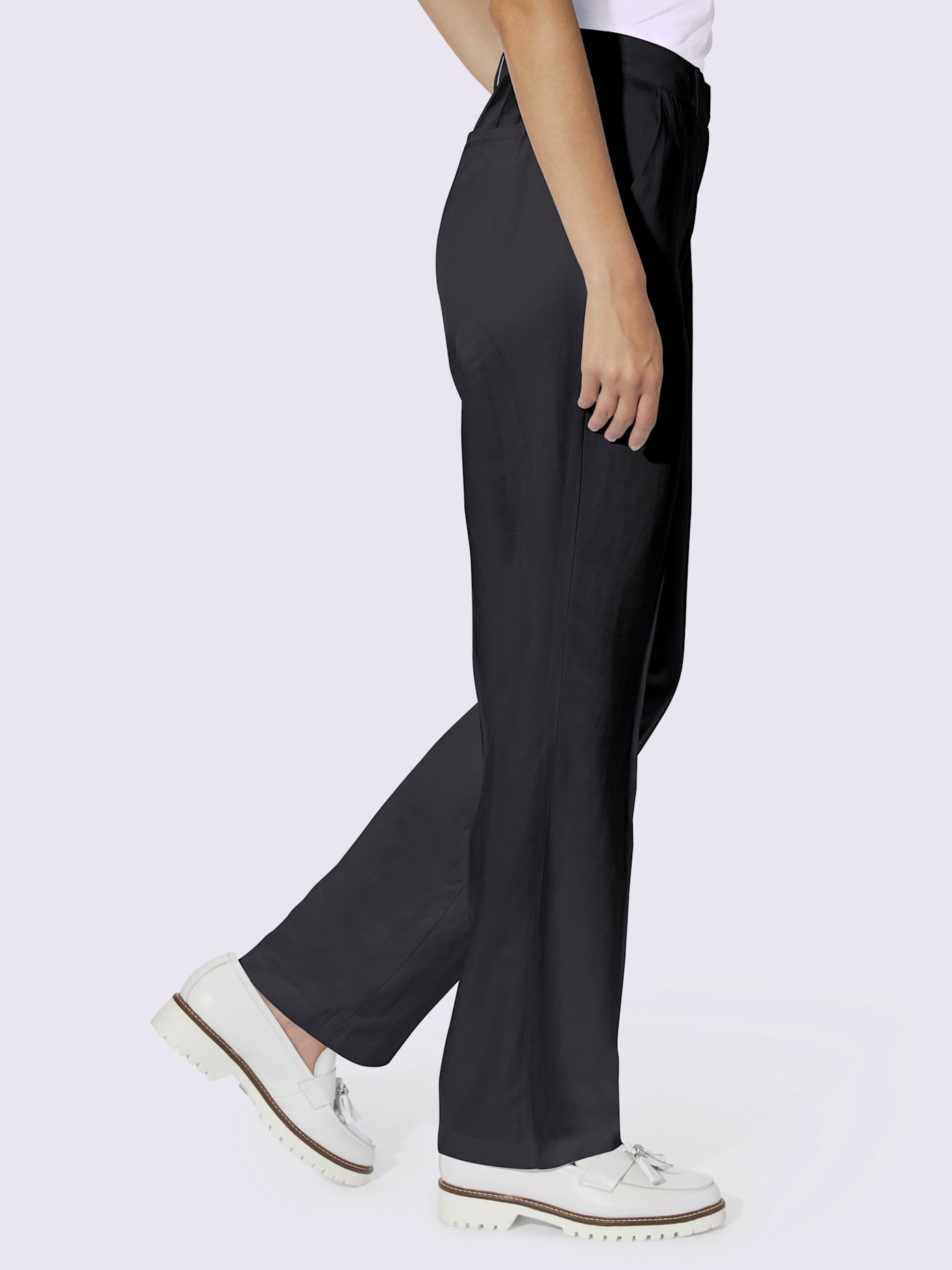 Pantalon mélange de lin de qualité
