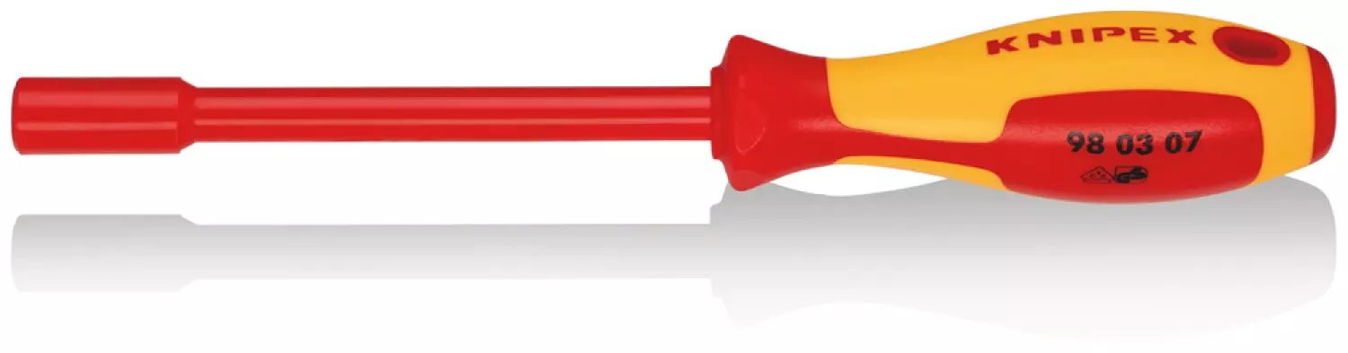 Knipex 98 03 07 VDE Dopschroevendraaier - Zeskant - 7 x 125mm