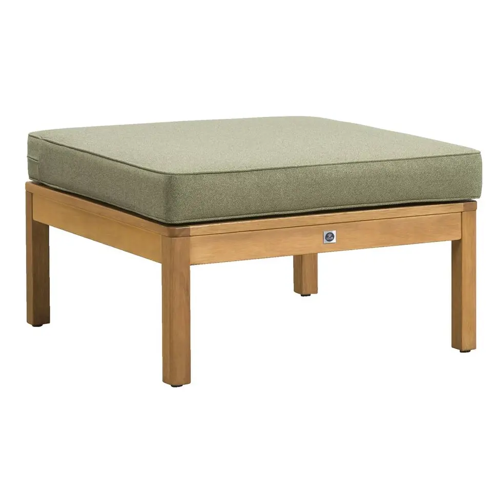 Tafel/hocker Orleans - naturel - 72x72x31 cm
