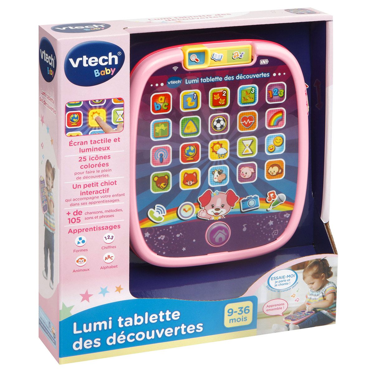 Lumi tablette des découvertes rose