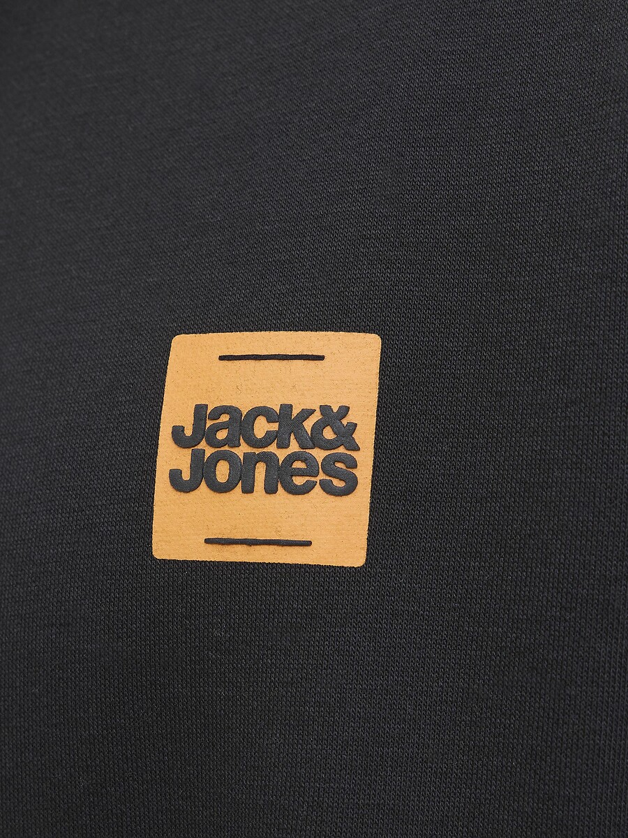 JACK & JONES<br>Moletom com capuz e logo pequeno