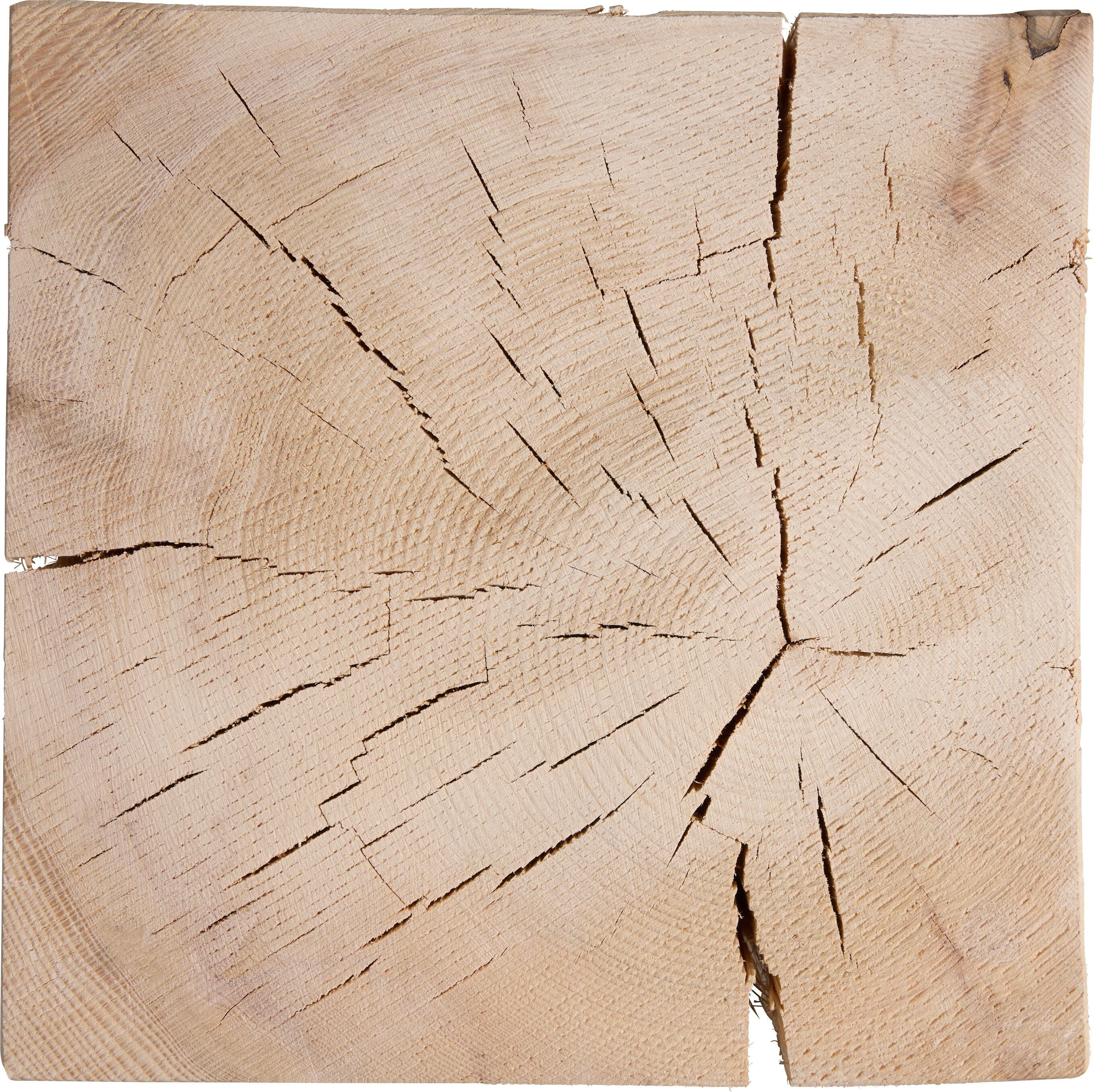 CUBO Beistelltisch - Natur / B: 30.0 cm x T: 30.0 cm x H: 45.0 cm