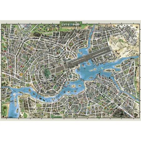 Heye Puzzle - City of Pop, 2000 Teile