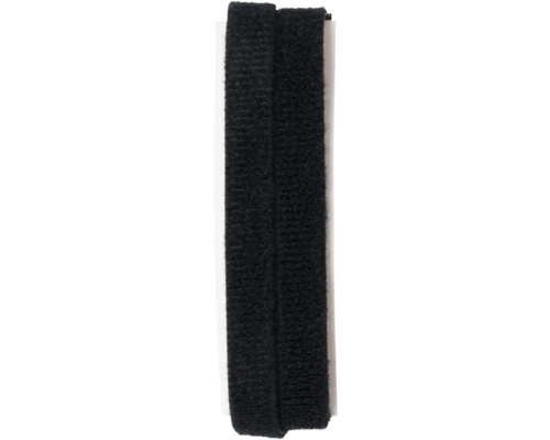 Zwarte klittenband kabelbinders, 100x1 cm