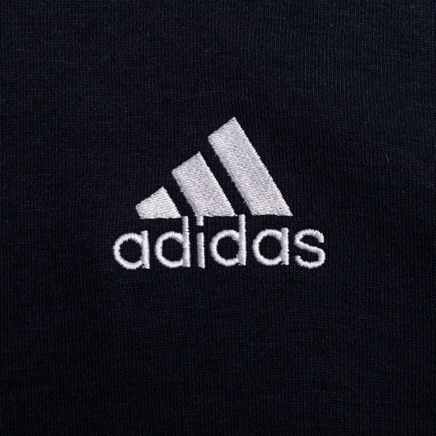 adidas Sweat à Capuche 3-Stripes Essentials - Bleu Marine/Blanc