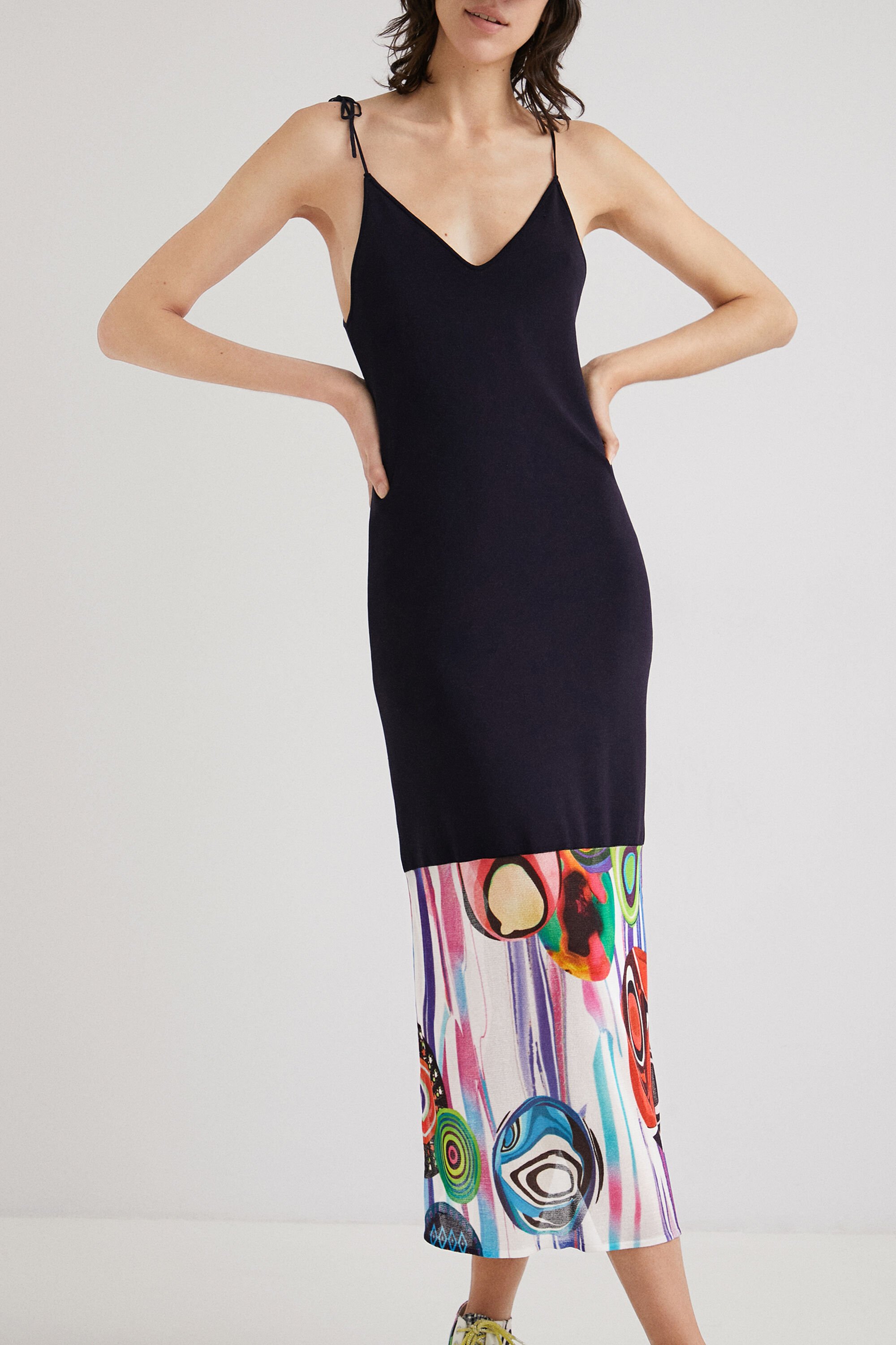 Robe ourlets imprimés