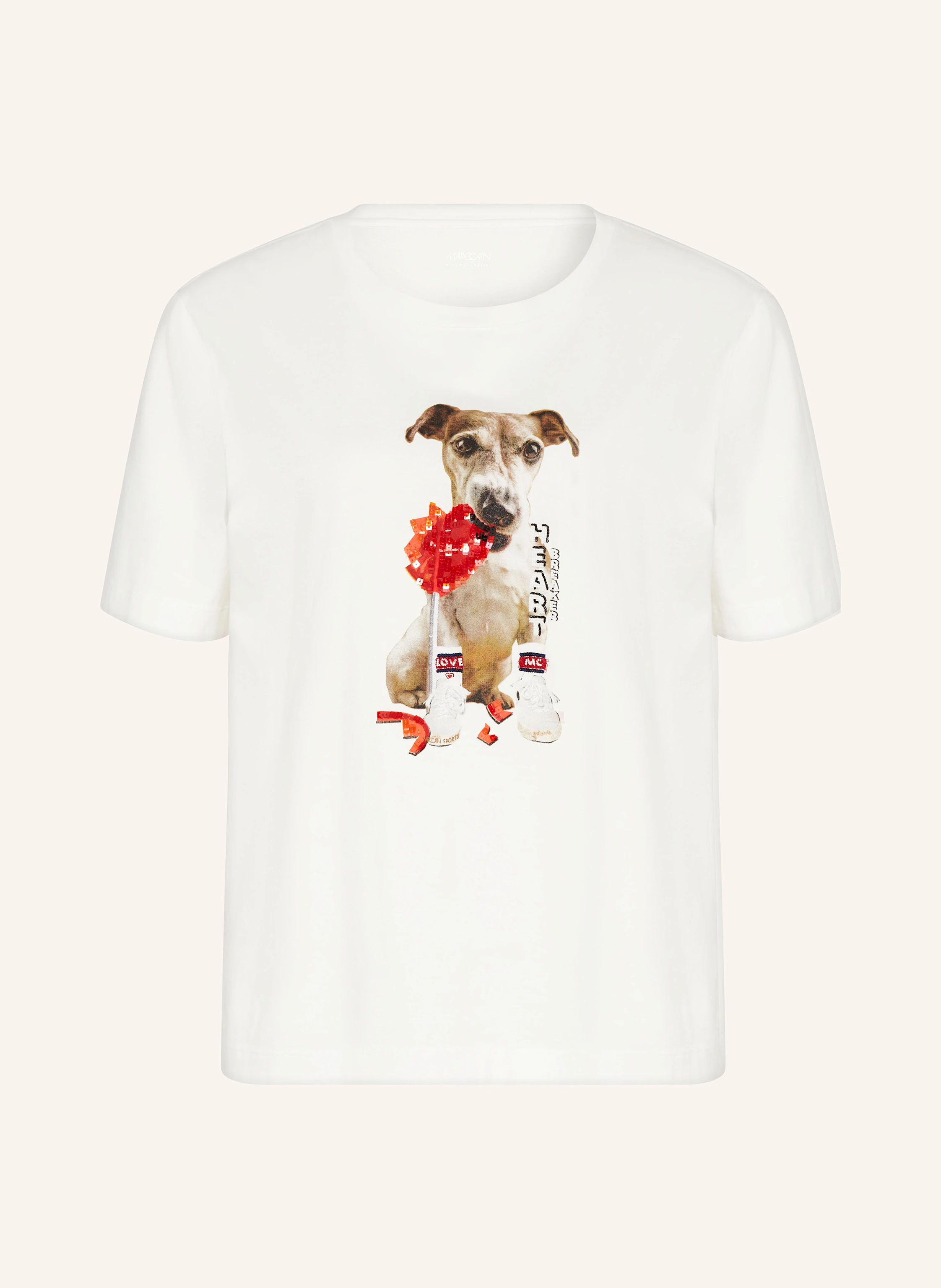 MARC CAIN T-Shirt mit Pailletten