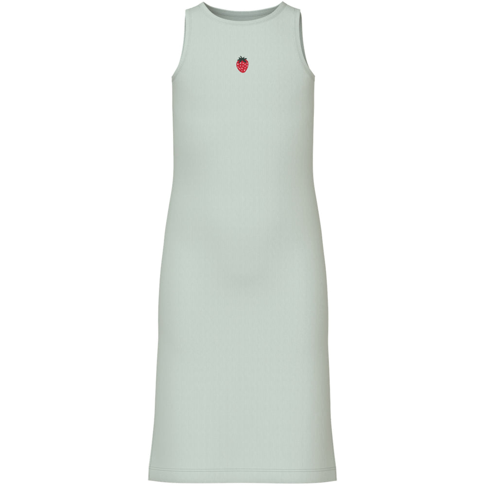 Køb Name It Pale Aqua Strawberry Nkfvivemma Tank Slim Kjole
