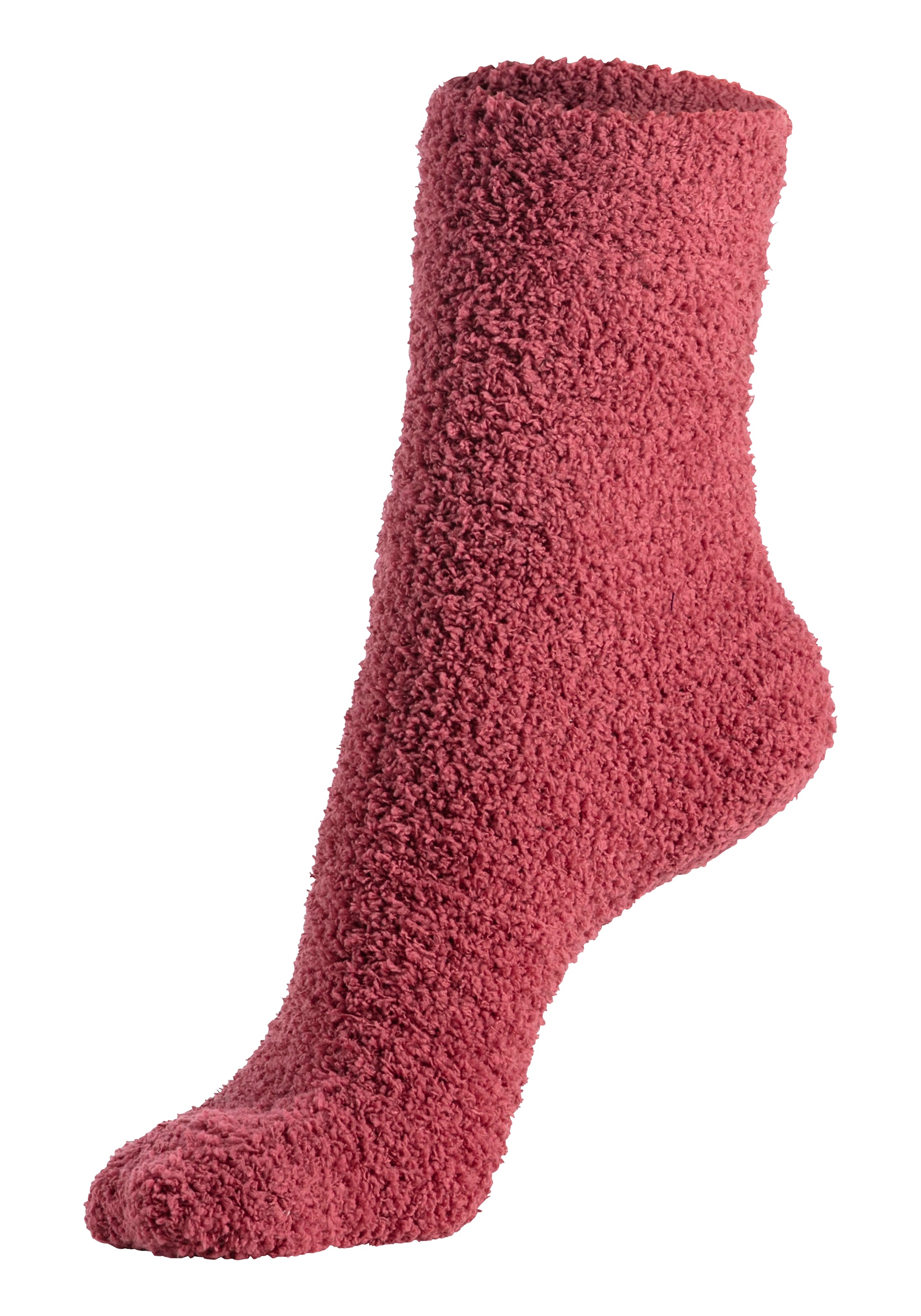 LASCANA Kuschelsocken Packung, 4 Stk. tlg. weich und warm, aus Flausch-Qualität