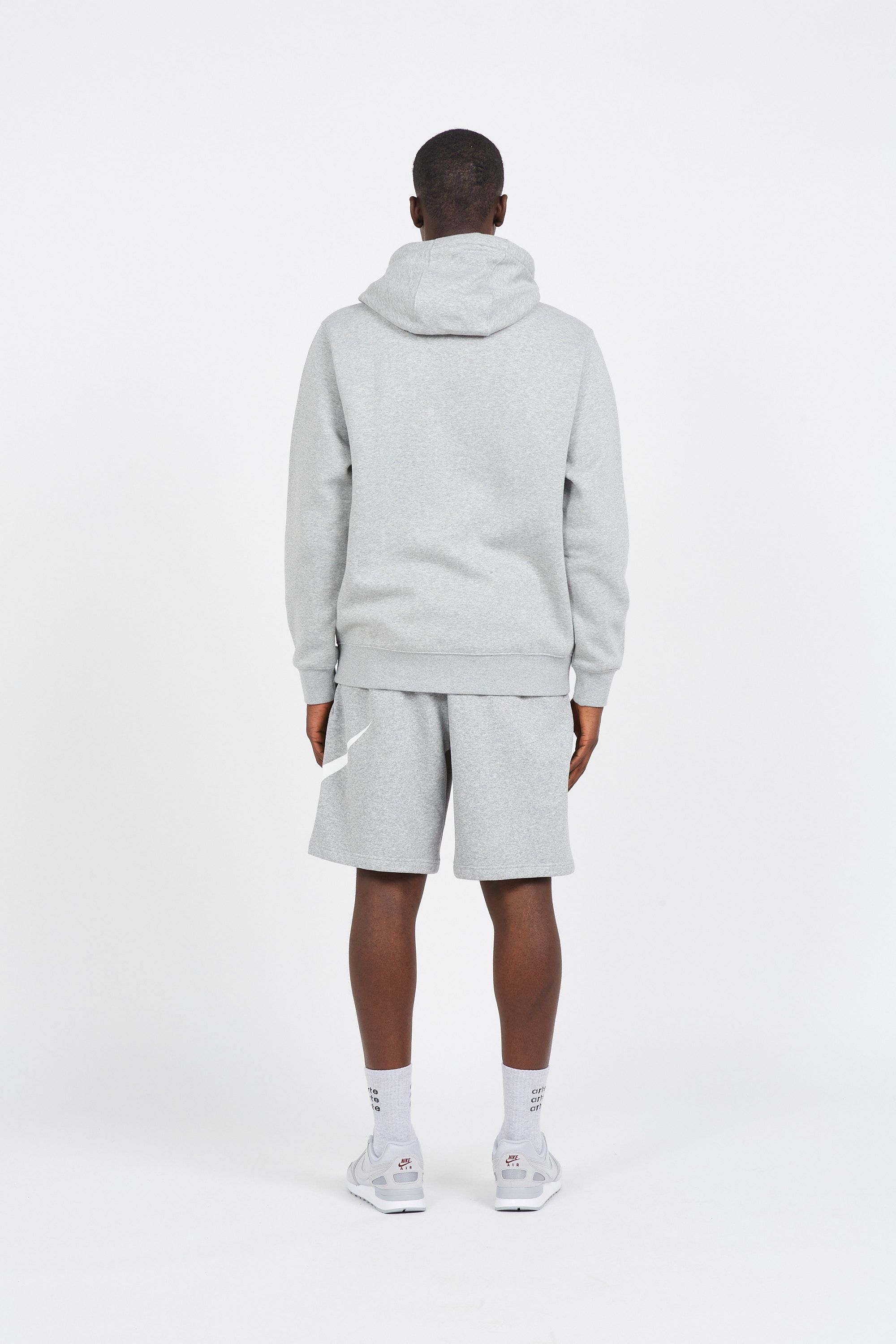 NIKE sweat zippé CLUB FLEECE HD Gris
