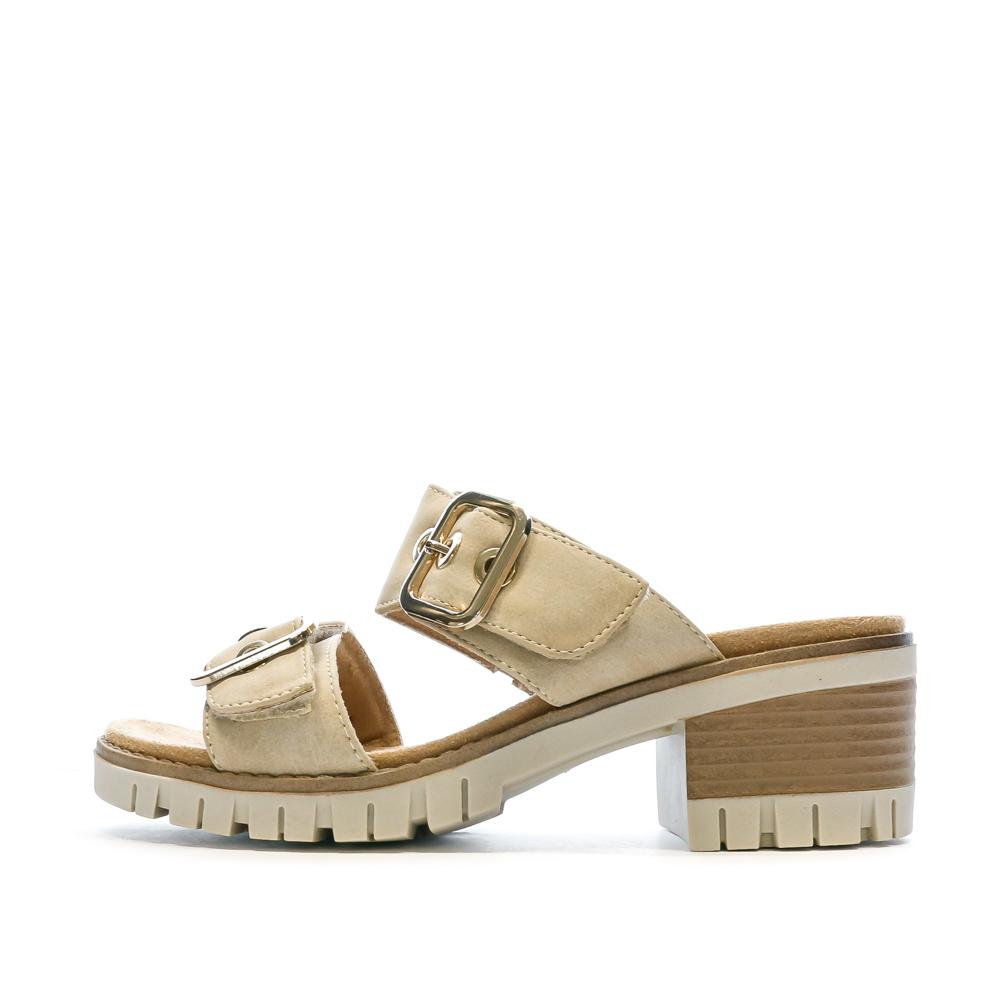 Relife Mules Beige Femme RELIFE Lehm