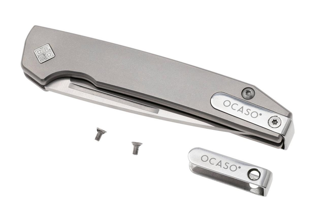 Ocaso Sovranto 15SJS Böhler M390, Titanium, slipjoint zakmes
