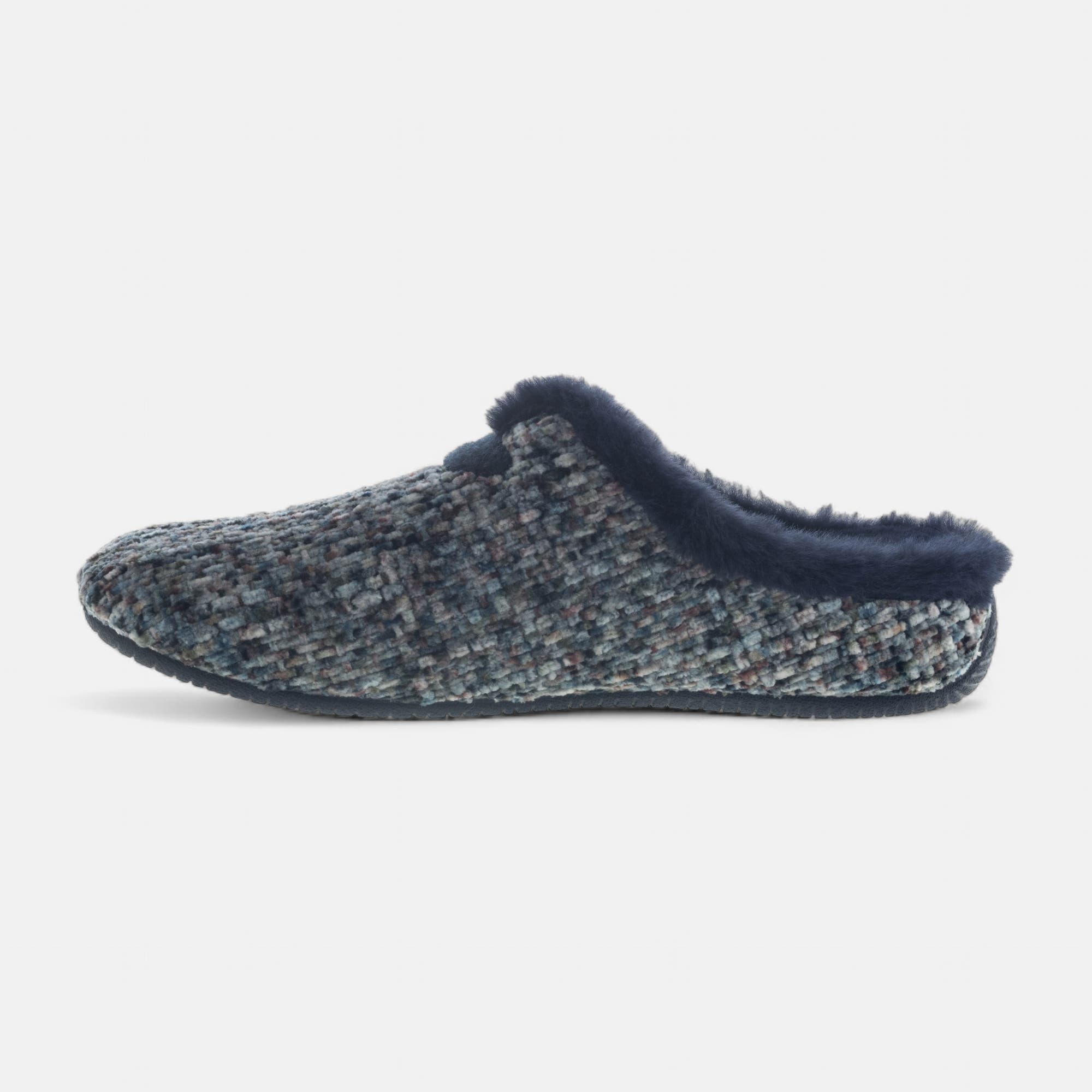 Pantoufles mules Femme bleu marine