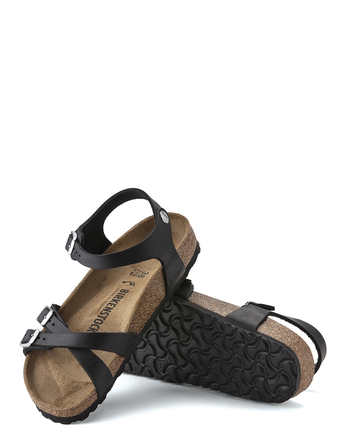 birkenstock sandales femme kumba cuir noir