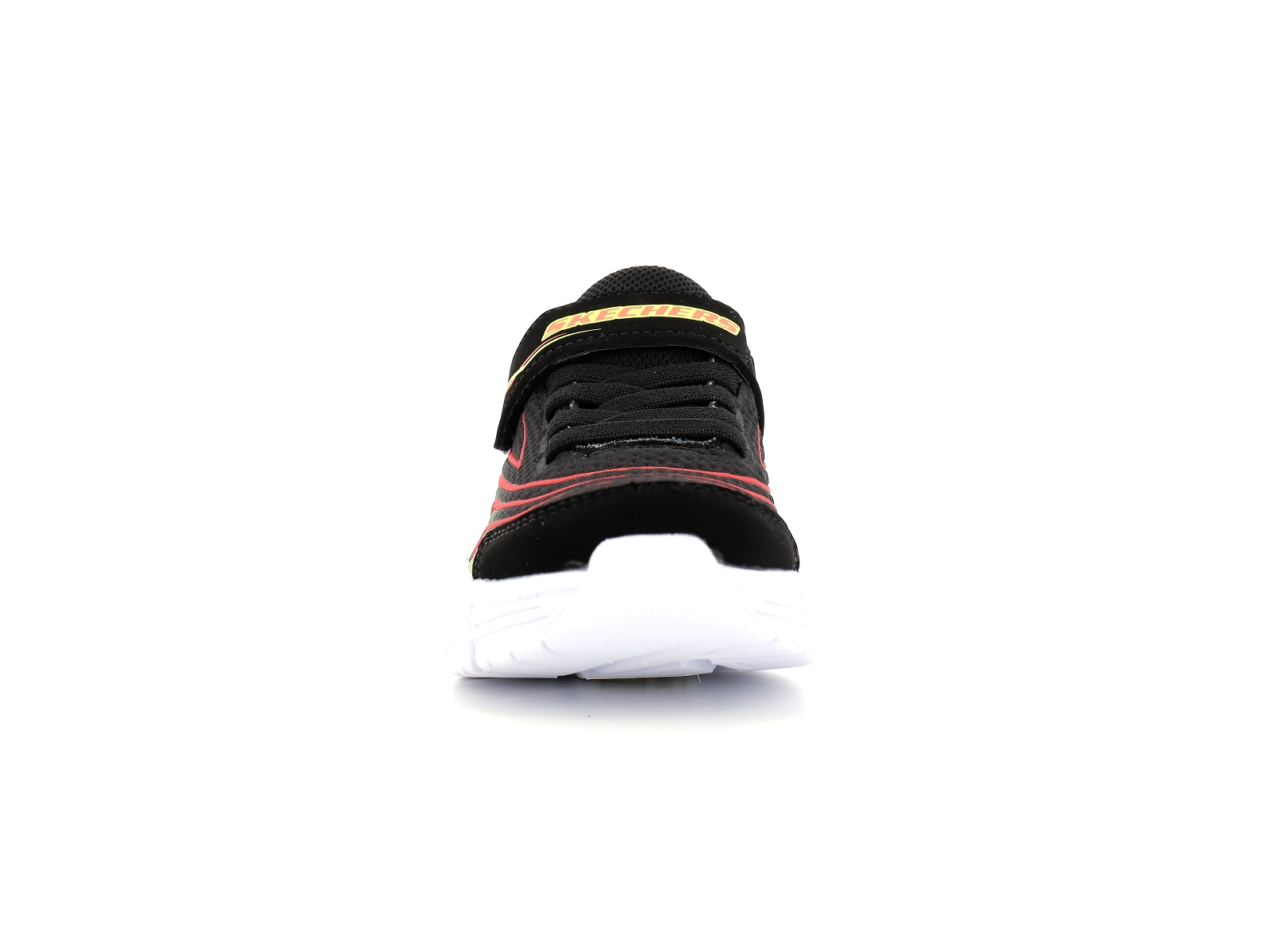 Skechers-403852L Matières combinées Noir Jaune