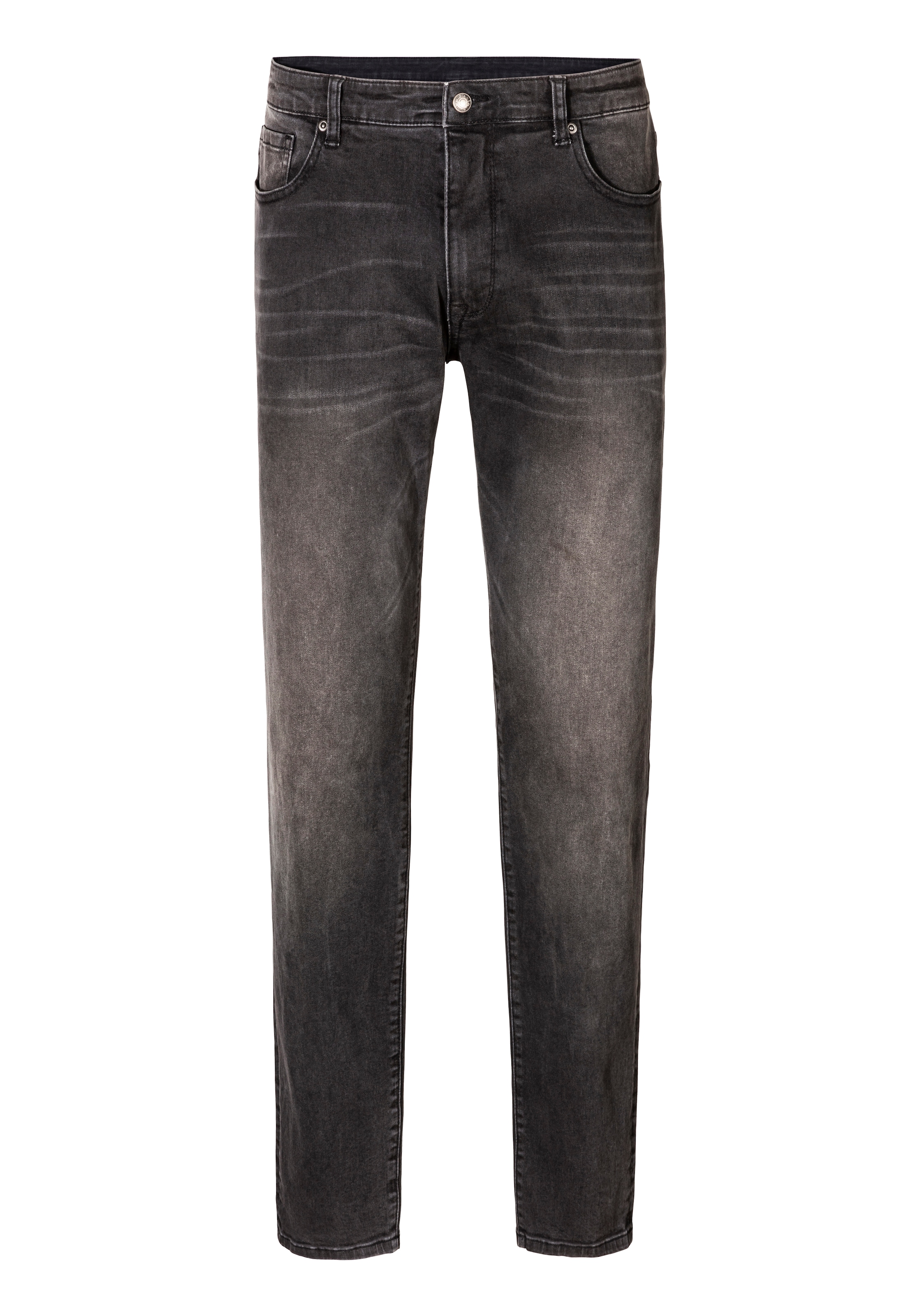 John Devin 5-Pocket-Jeans »Straight-fit Jeans« aus elastischer Denim-Qualität