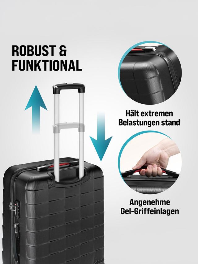 Komfortables reisen mit 3-teiligem Kofferset