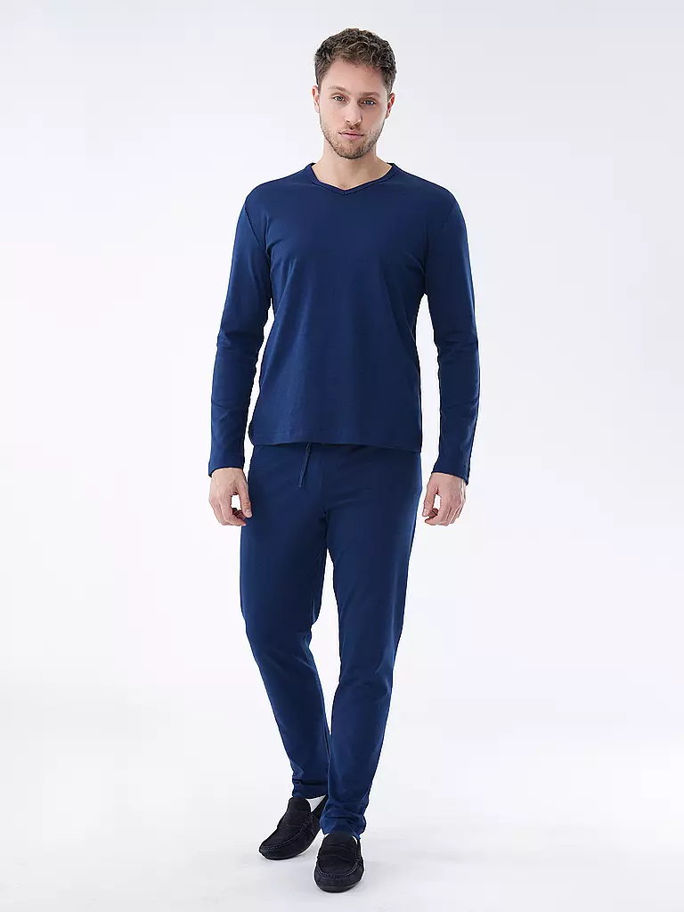 MEY Loungewear Hose  blau