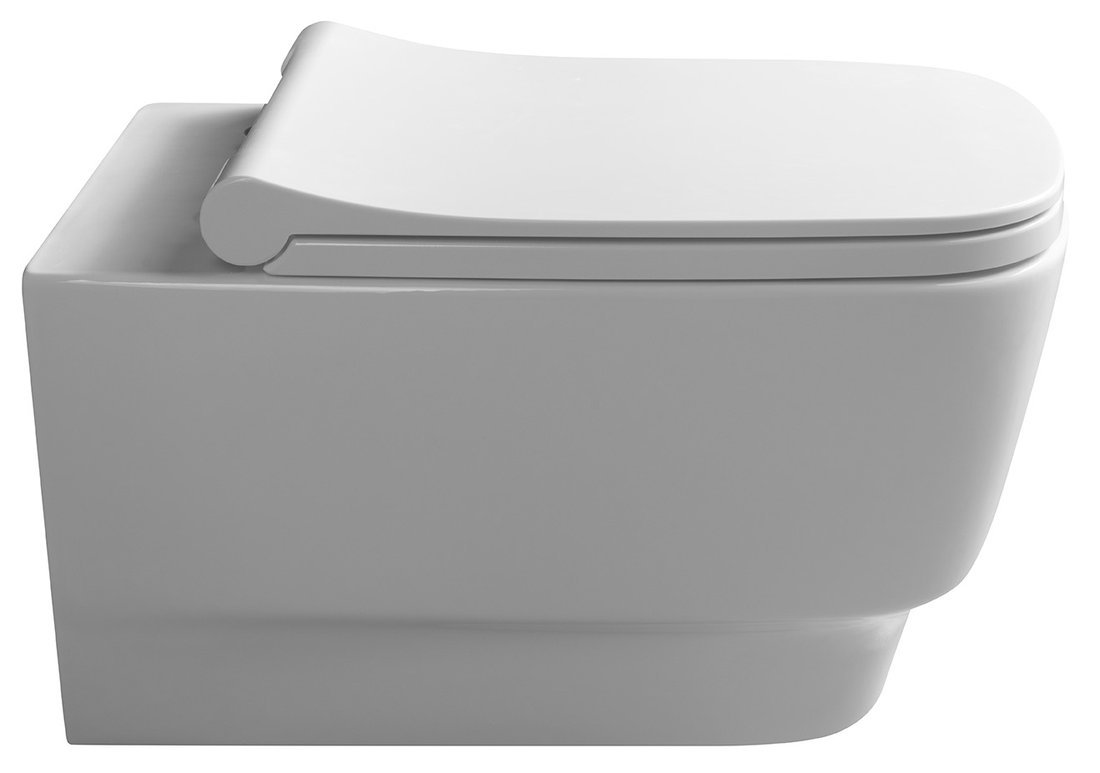 Sapho Bello randloos toilet wit 35x53cm