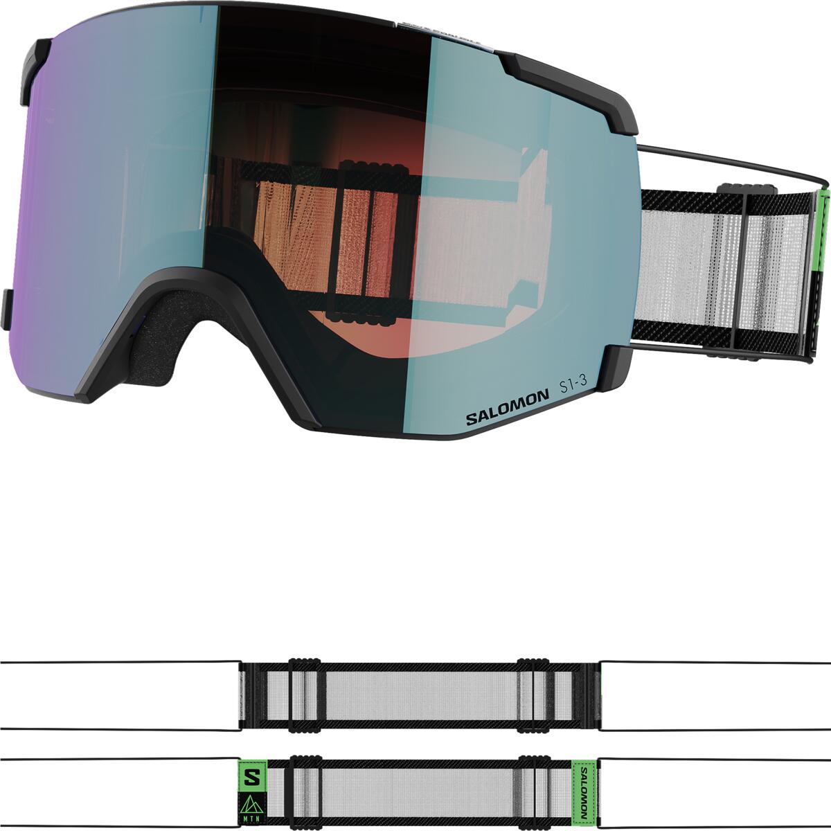 Salomon S/View Photochromic Black MTN Skibrille