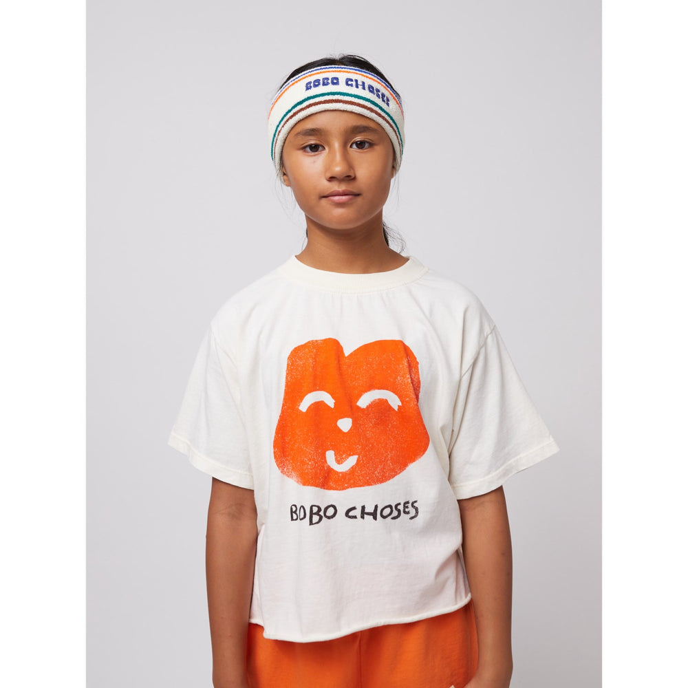 Køb Bobo Choses Offwhite Joyful Face T-Shirt