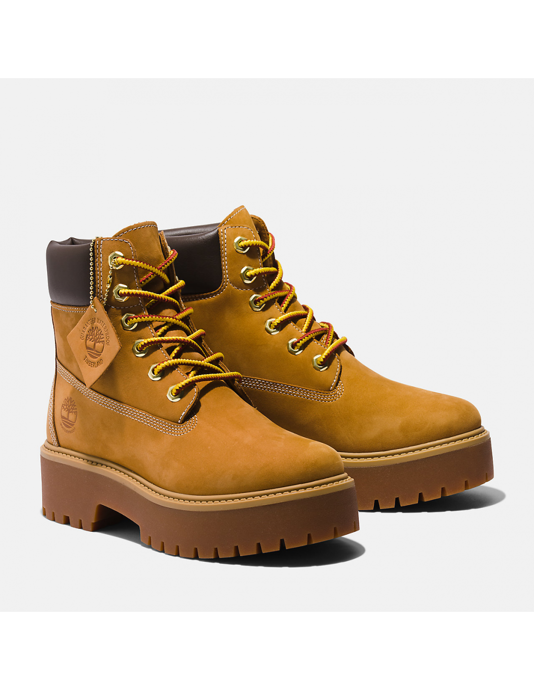 timberland Bottines Femme stst 6 in lace waterproof boot wheat