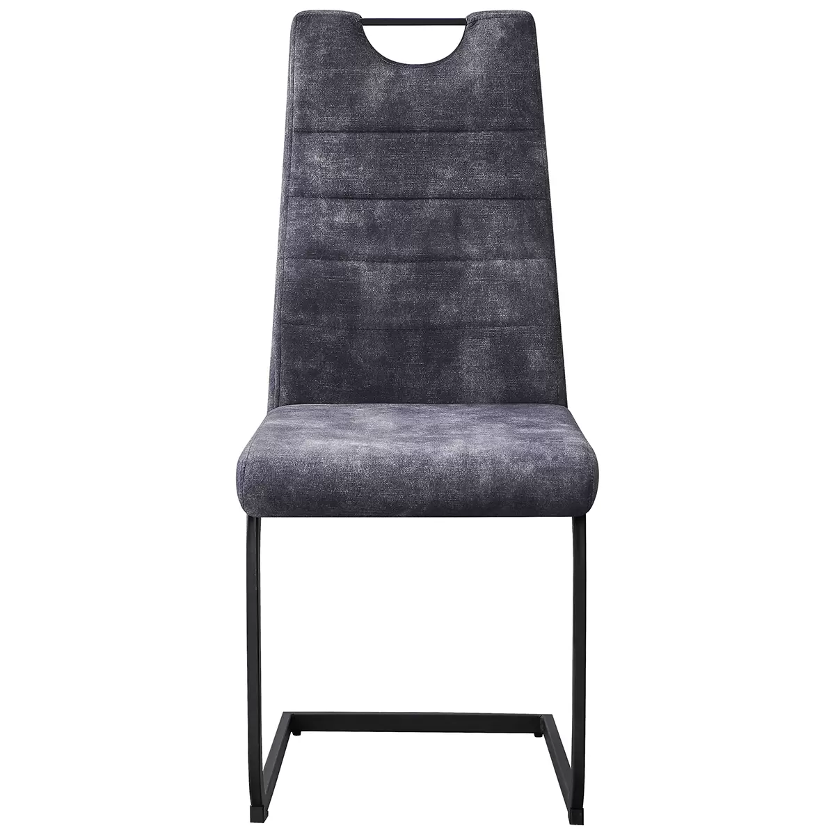 Stuhl Melbourne grau,schwarz