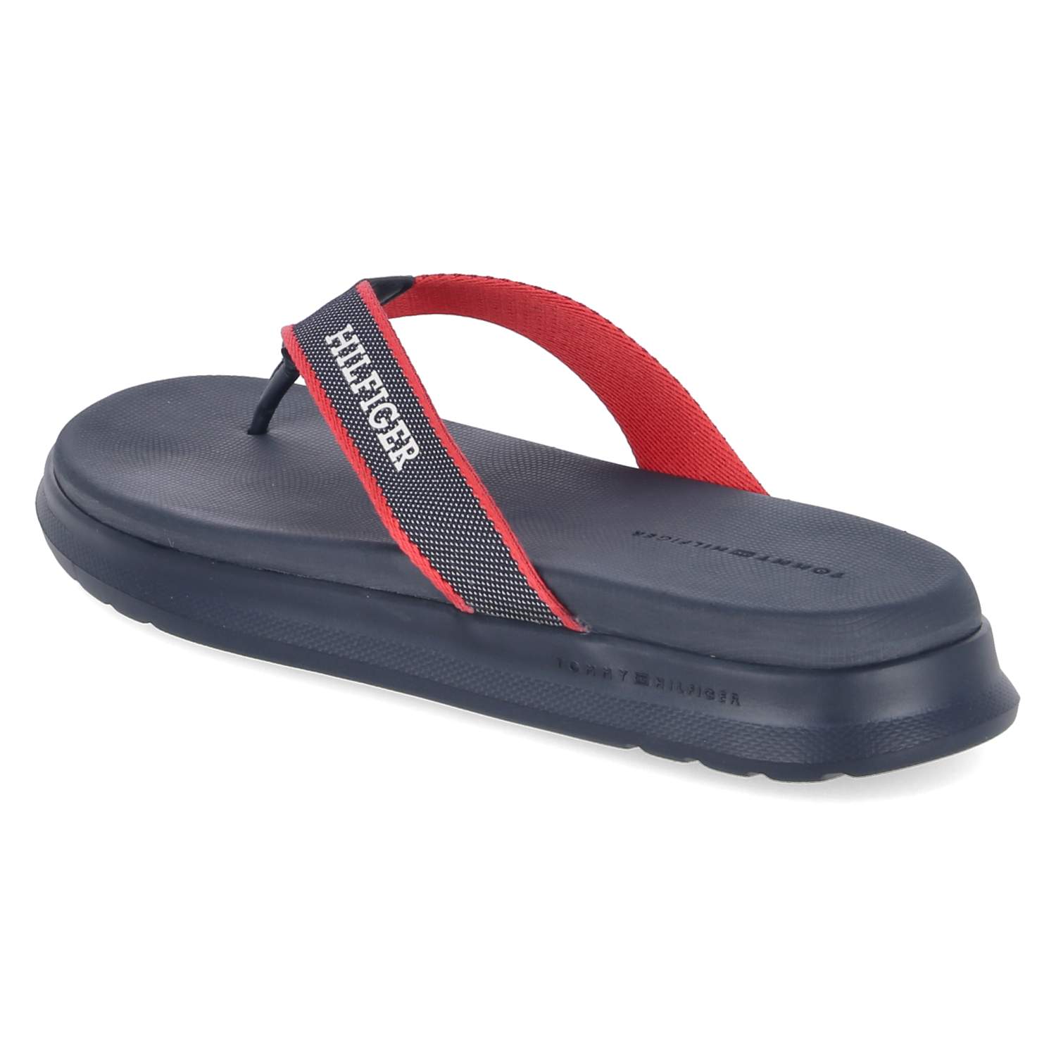 Tommy Hilfiger Zehentrenner DUAL DENSITY TOE BEACH SANDAL - desert sky