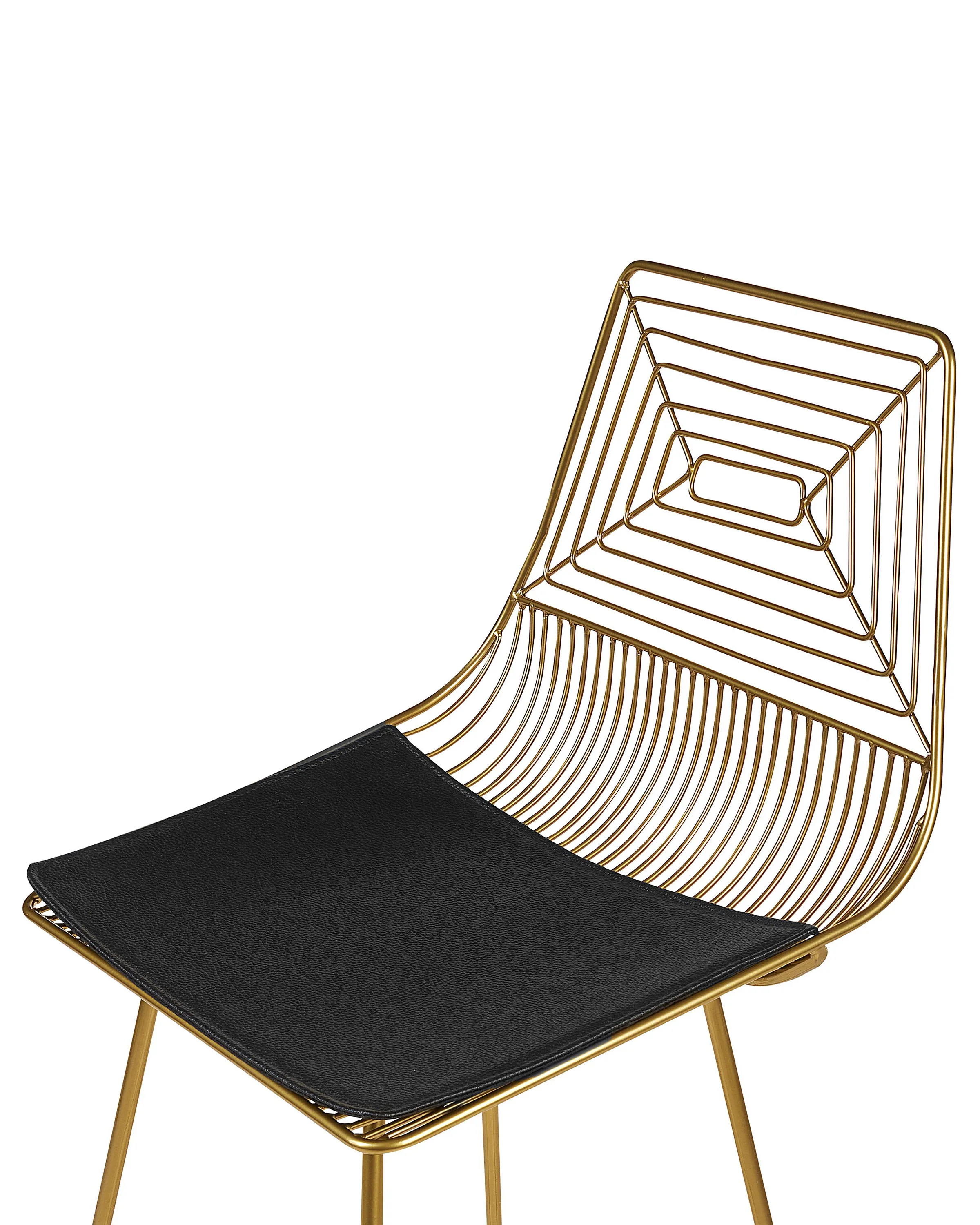 Set van 2 barstoelen BISBEE Metaal Goud