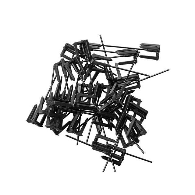 Manenclip Hes Tec Quick Knot Deluxe 35 stuks Zwart