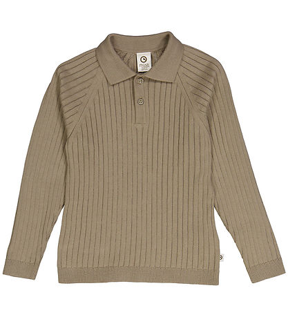 Müsli Bluse - Strick Rib - Cashew