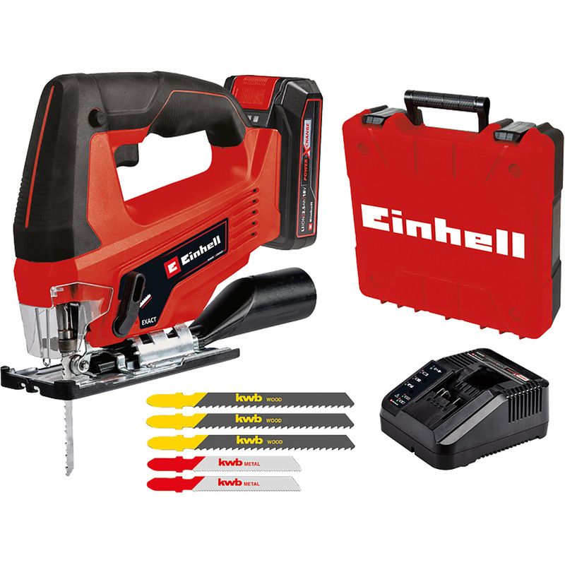 Einhell TC-JS 18 Li accu decoupeerzaag 18V Li-ion 2,5Ah